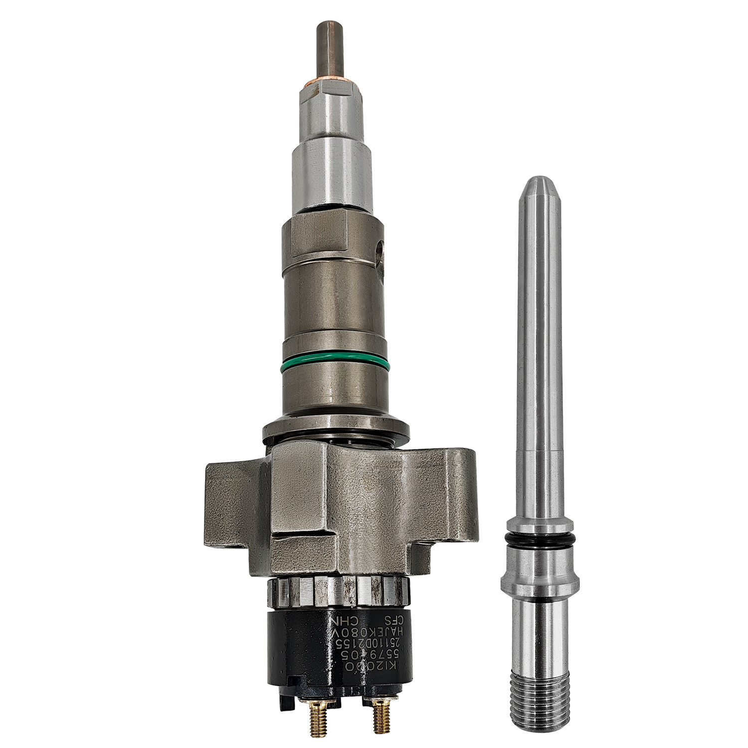 5579405 2872288F Fuel Injector with Connector Tubes Compatible with Cummins ISC ISL QSL 8.3 8.9L Engine