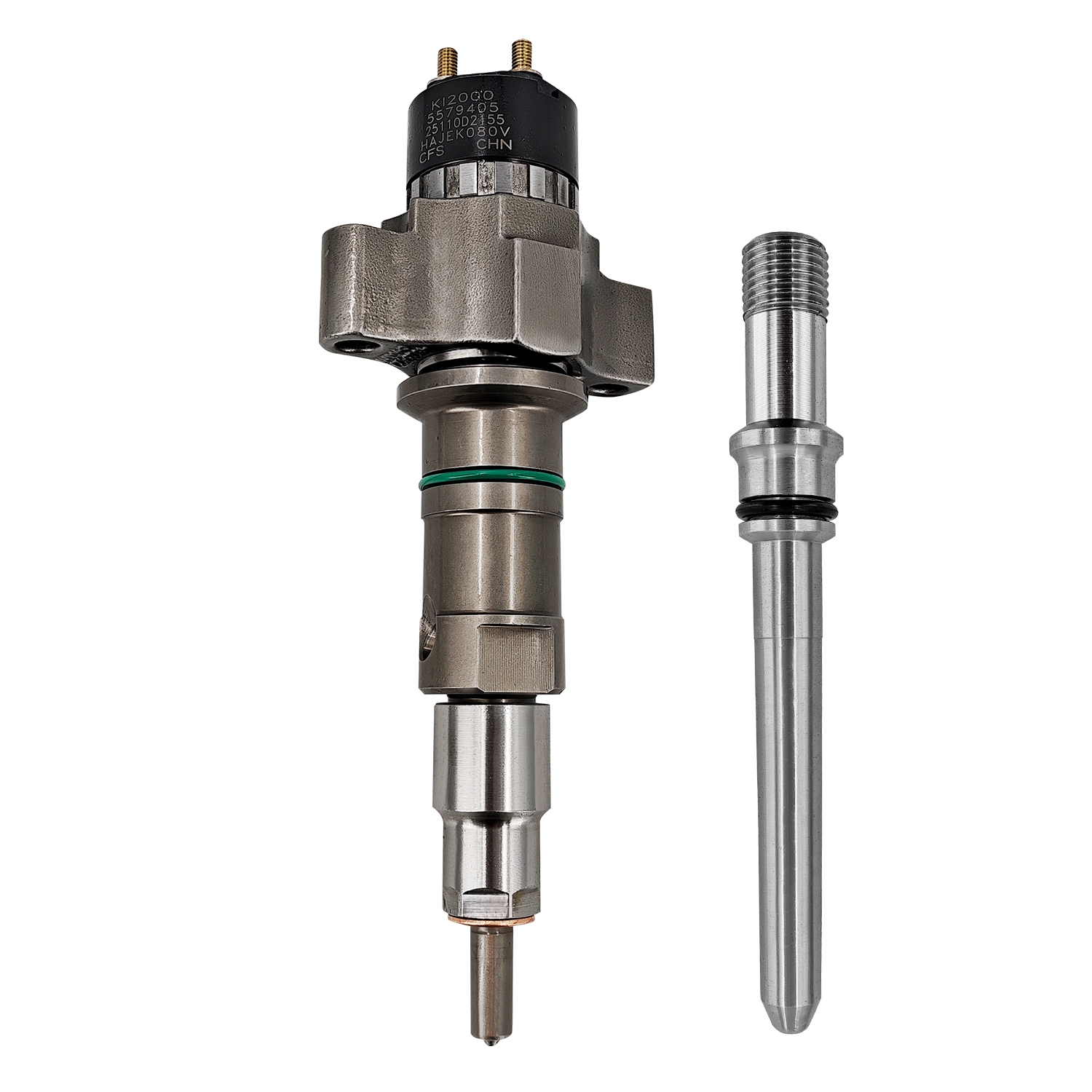 5579405 2872288F Fuel Injector with Connector Tubes Compatible with Cummins ISC ISL QSL 8.3 8.9L Engine