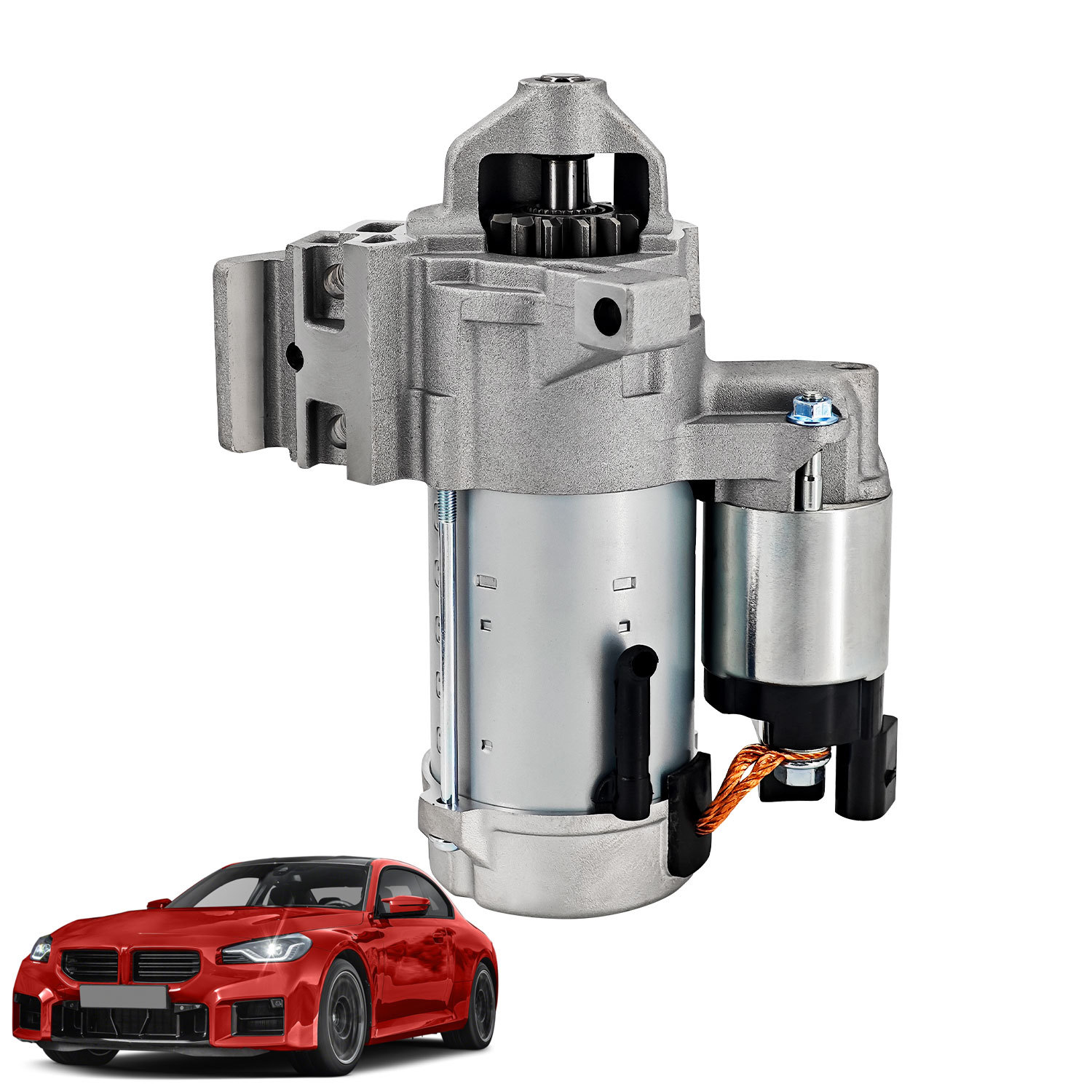 Starter Motor Compatible With 2020-2024 BMW 540i 740i 840i M2 M3 M4 X3 X4 X5 X6 X7 Z4 3.0L