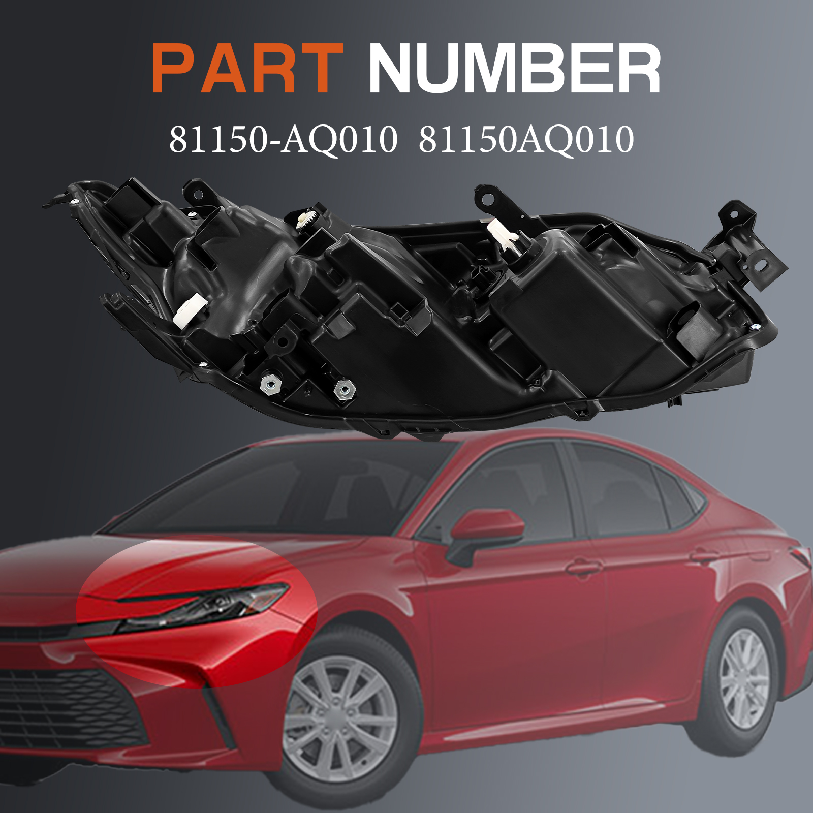 LED Headlight for 2025 Toyota Camry LE SE - Left Driver Side