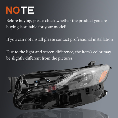 LED Headlight for 2025 Toyota Camry LE SE - Left Driver Side