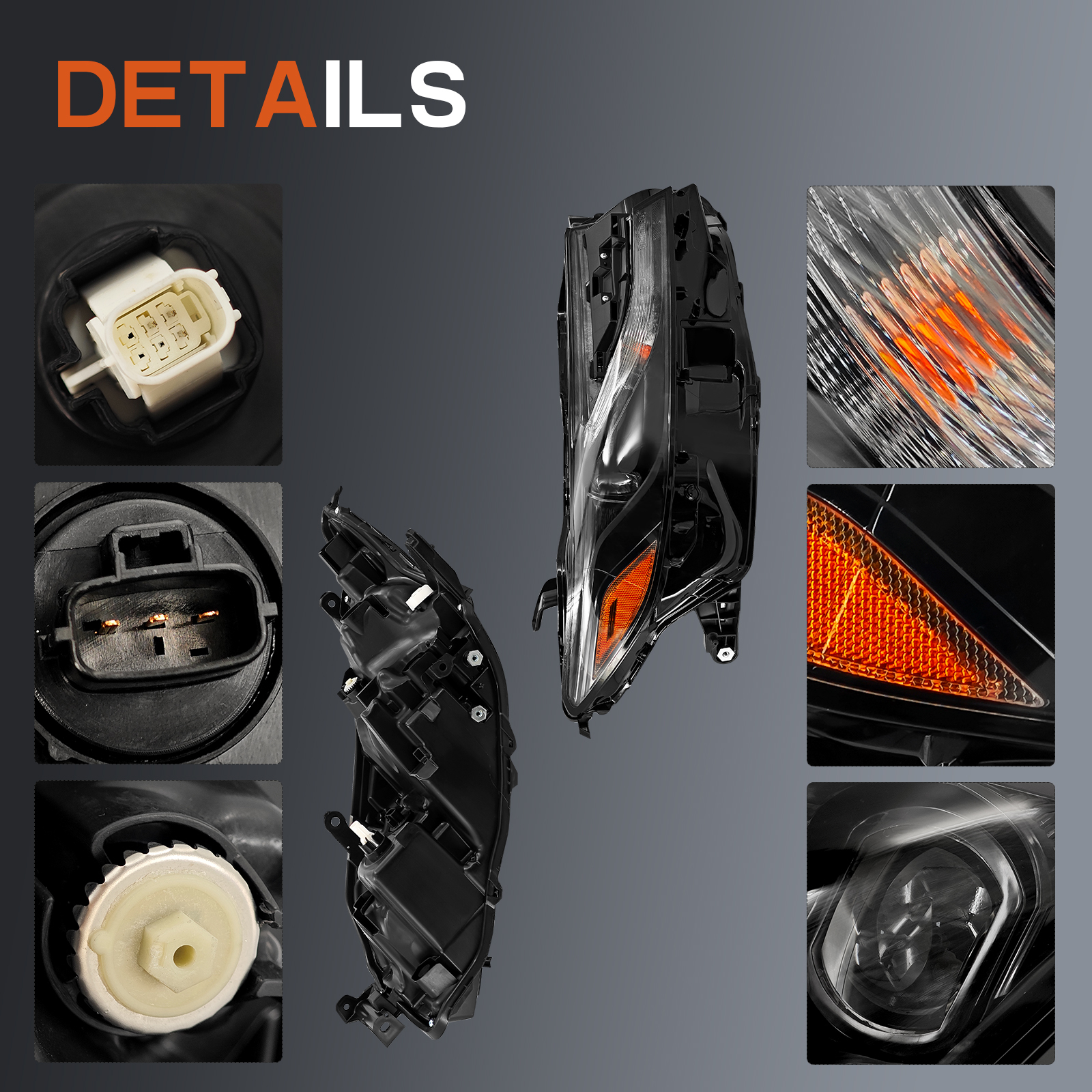 LED Headlight for 2025 Toyota Camry LE SE - Right Passenger Side