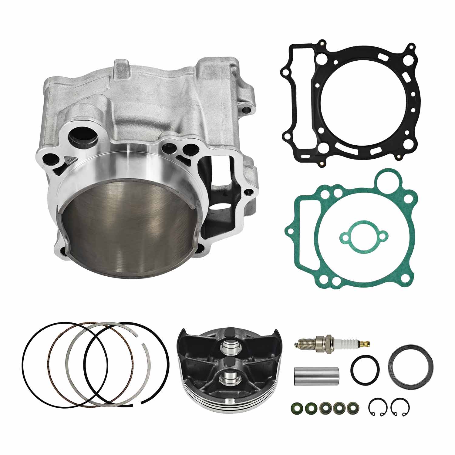 YFZ450 12:1 Piston 95mm Stock Bore Cylinder Top End Rebuild Kit for Yamaha YFZ450 2003-2014