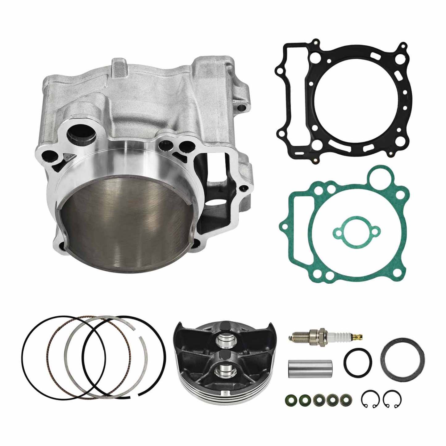 YFZ450 12:1 Piston 95mm Stock Bore Cylinder Top End Rebuild Kit for Yamaha YFZ450 2003-2014
