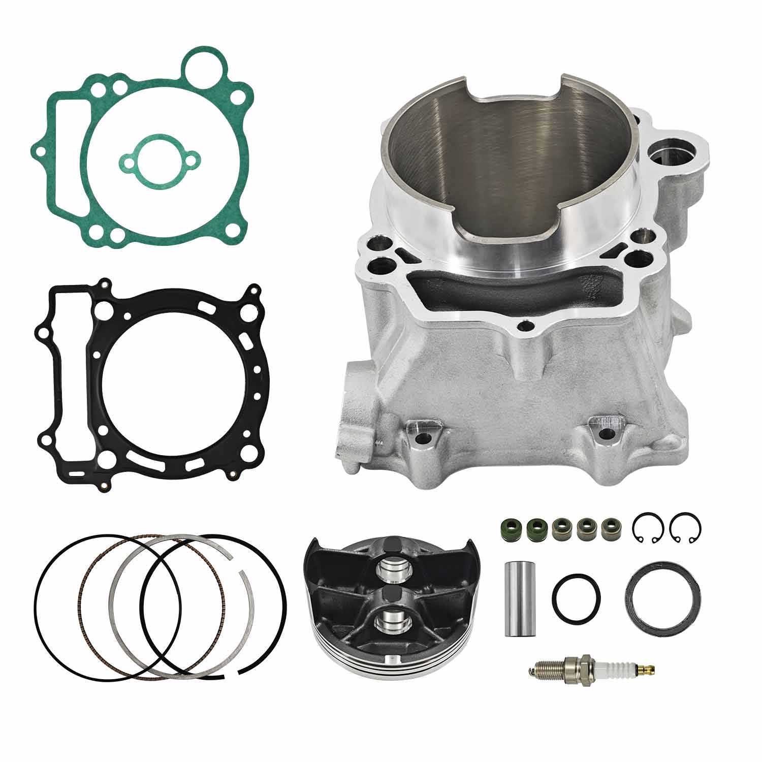 YFZ450 12:1 Piston 95mm Stock Bore Cylinder Top End Rebuild Kit for Yamaha YFZ450 2003-2014