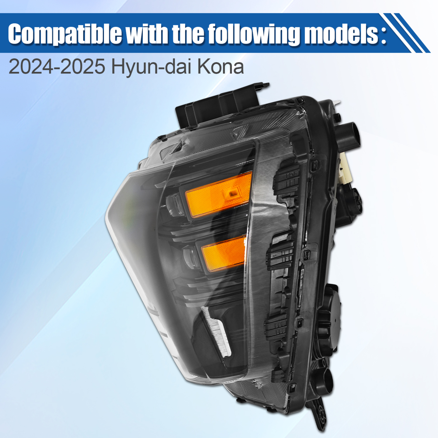 LED Headlight for 2024-2025 Hyundai Kona - Left Driver Side