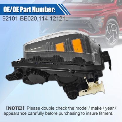 LED Headlight for 2024-2025 Hyundai Kona - Left Driver Side