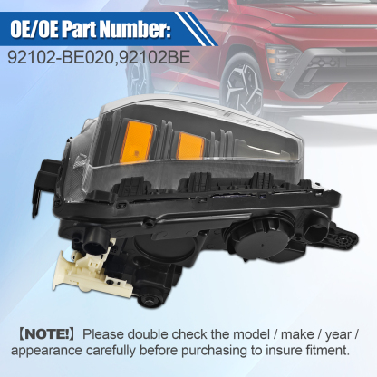 LED Headlight for 2024-2025 Hyundai Kona - Right Passenger Side
