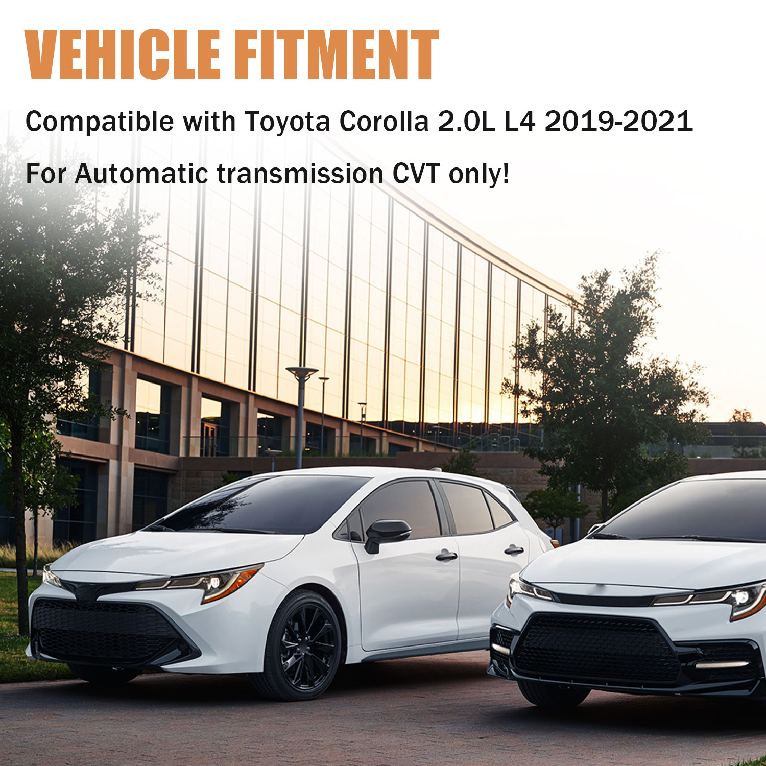 Engine Motor Mount & Transmission Mount Set Compatible with Toyota Corolla 2.0 L L4 CVT 2019-2021