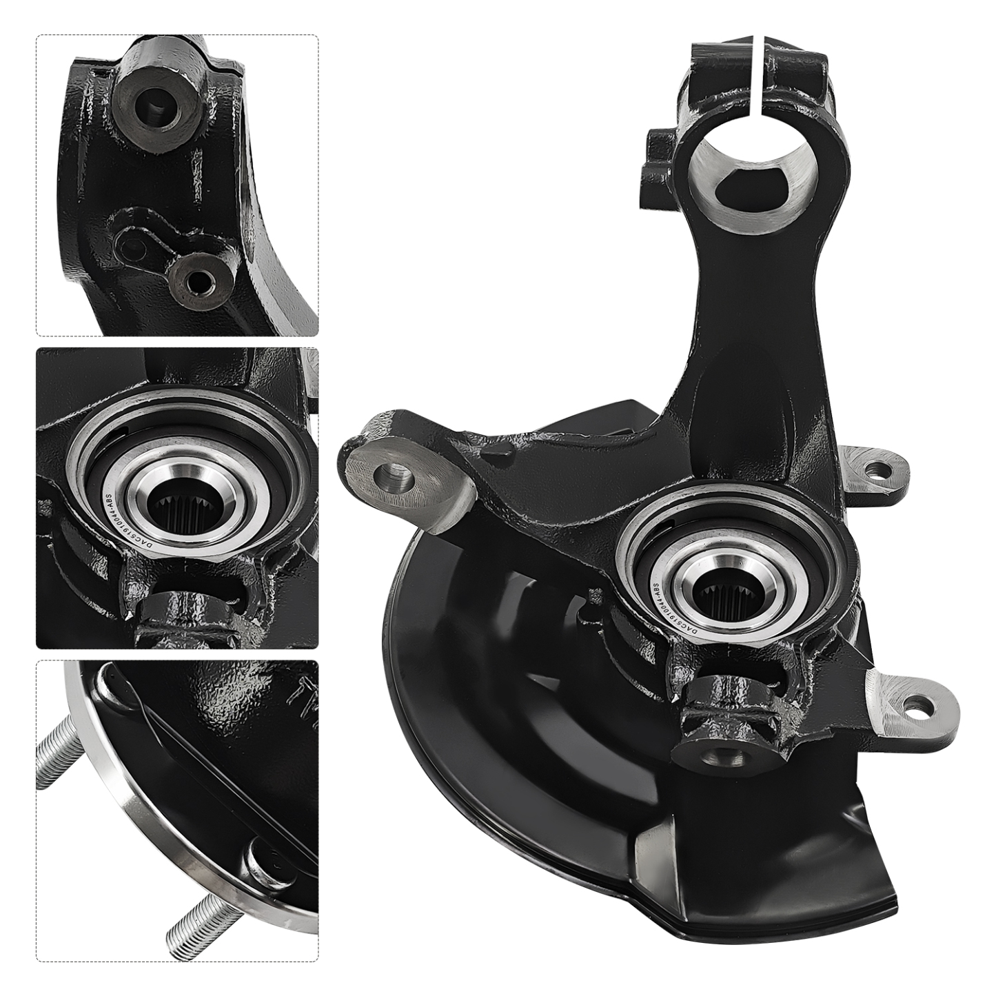 Front Driver Side Steering Knuckle Compatible with Honda Accord 2018-2022
