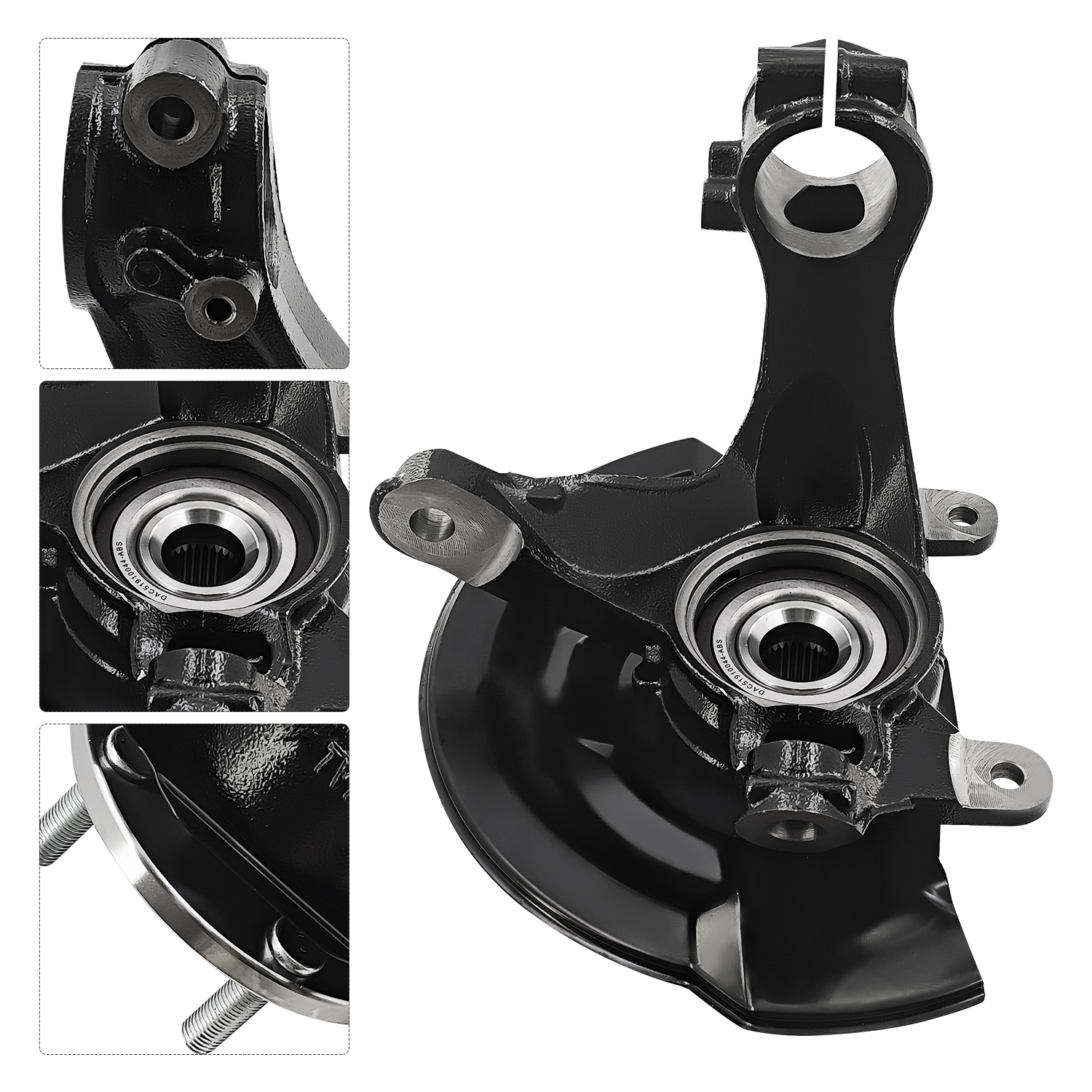 Front Driver Side Steering Knuckle Compatible with Honda Accord 2018-2022