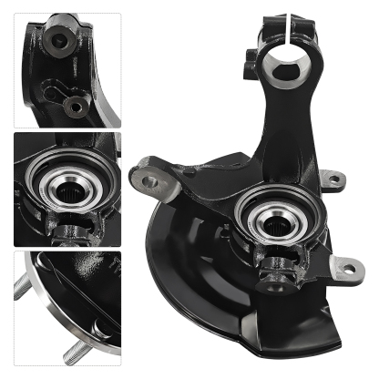 Front Driver Side Steering Knuckle Compatible with Honda Accord 2018-2022