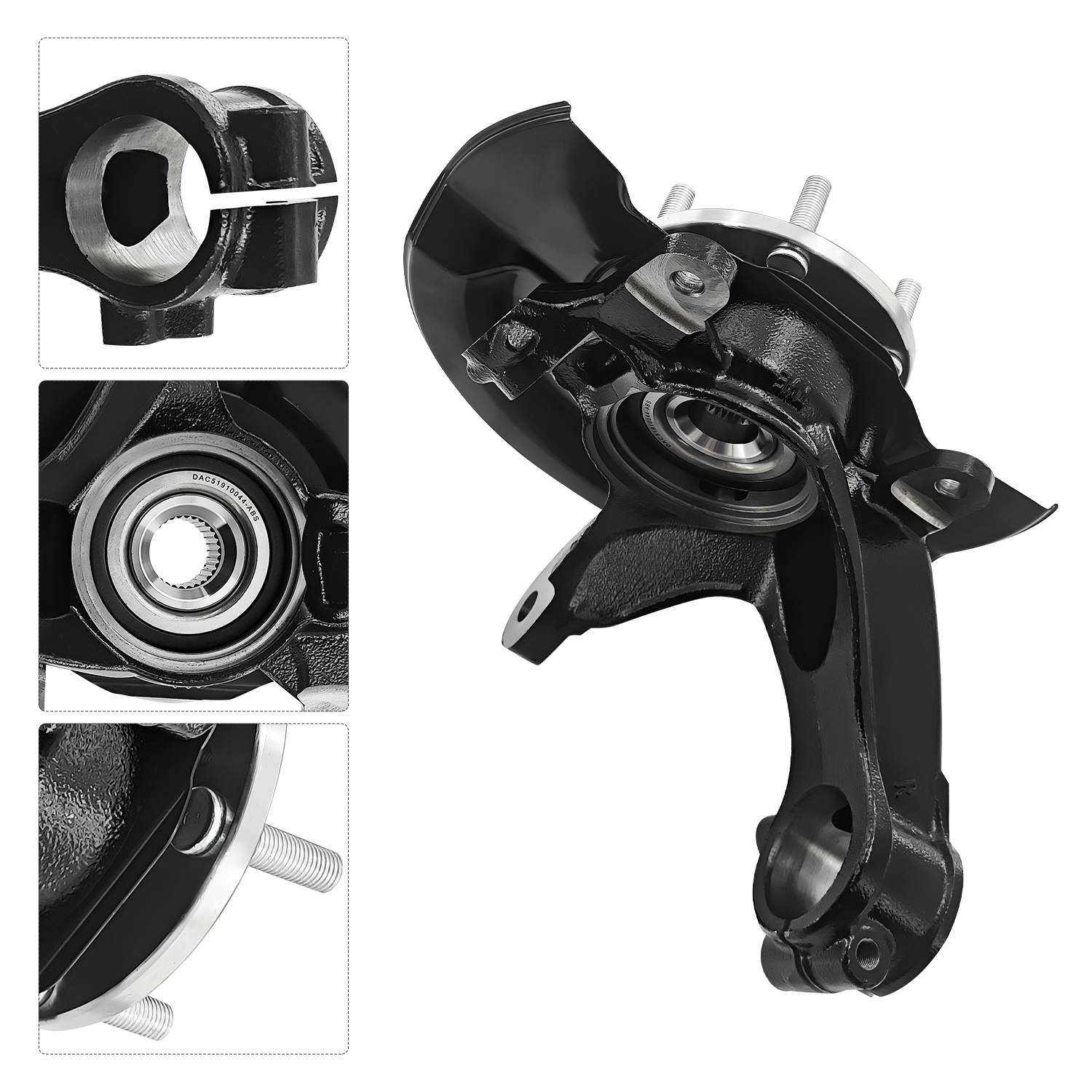  Front Passenger Side Steering Knuckle Compatible with Honda Accord 2018-2022