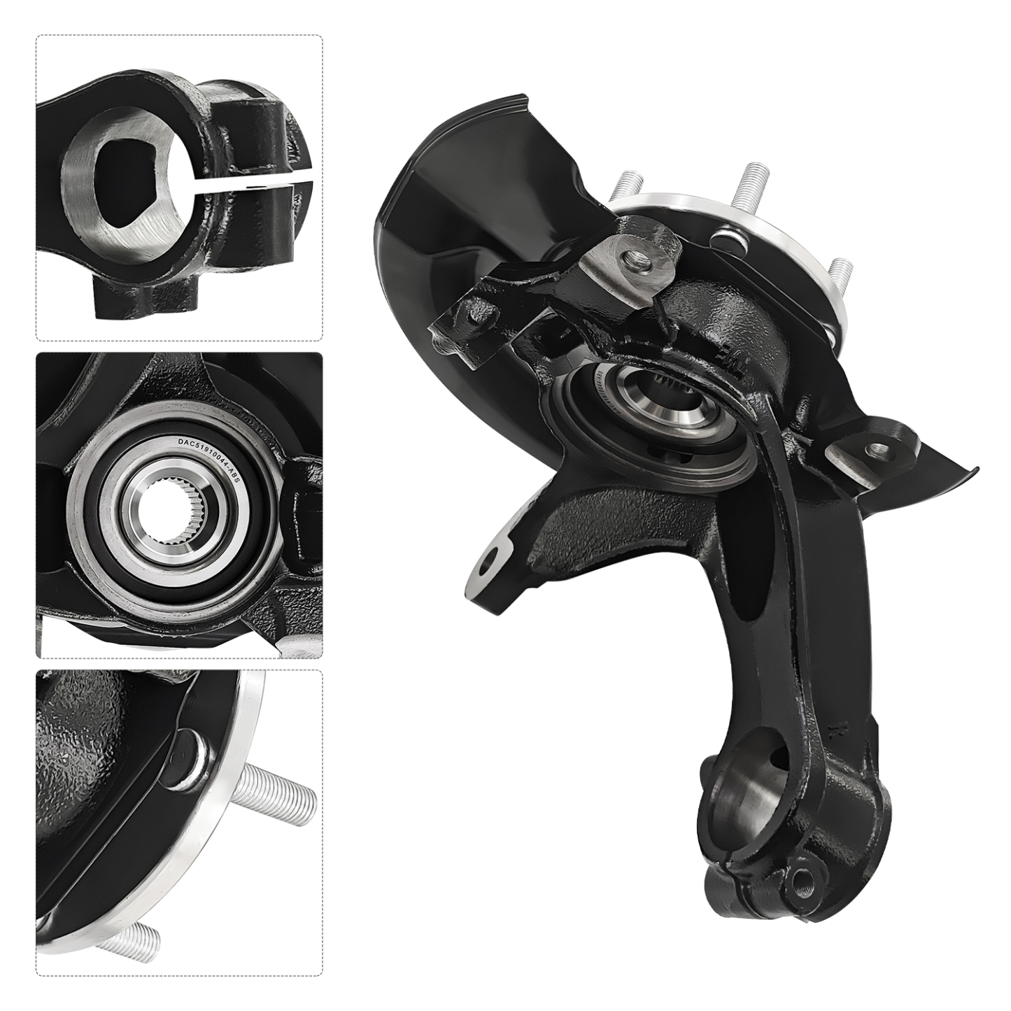  Front Passenger Side Steering Knuckle Compatible with Honda Accord 2018-2022