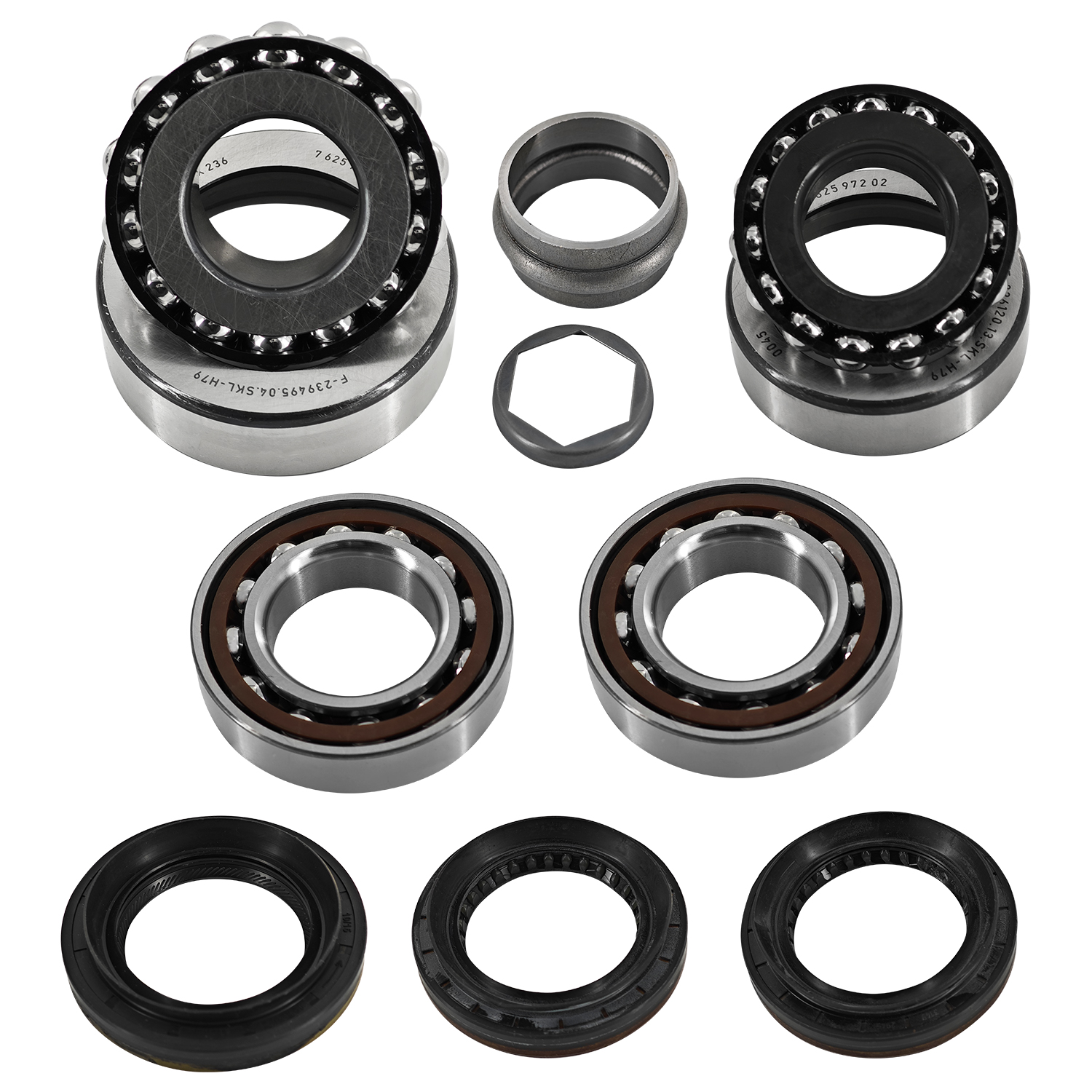 Front Differential Bearings Repair Kit Fits for 2006-2020 BMW xDrive For X1 X3 X4 X5 X6 328i 335i 528i 535i 550i xDrive
