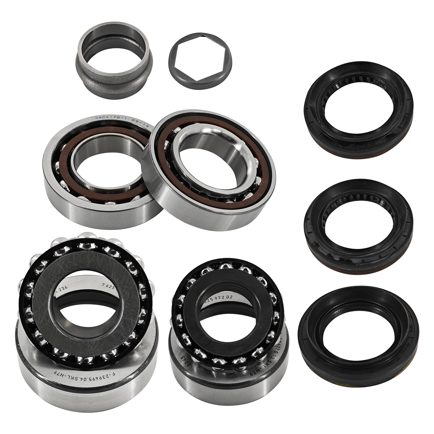 Front Differential Bearings Repair Kit Fits for 2006-2020 BMW xDrive For X1 X3 X4 X5 X6 328i 335i 528i 535i 550i xDrive
