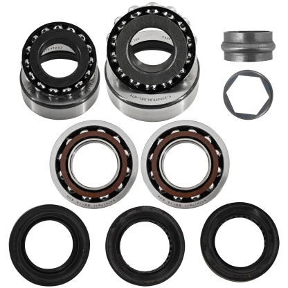 Front Differential Bearings Repair Kit Fits for 2006-2020 BMW xDrive For X1 X3 X4 X5 X6 328i 335i 528i 535i 550i xDrive