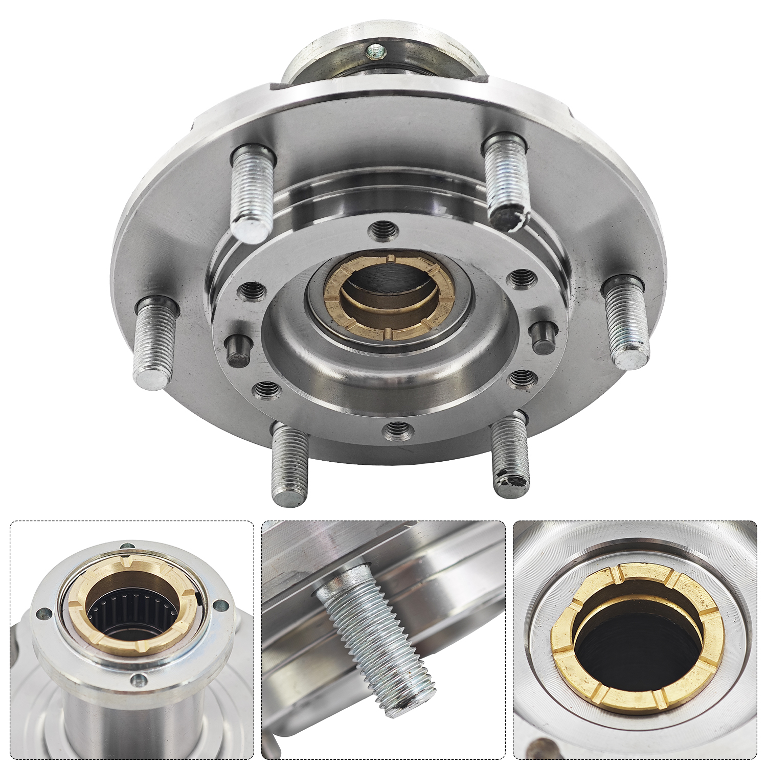 2×Front Wheel Manual Locking Hub Bearing Kit Seal Set Fits for 1995-2004 Toyota Tacoma 4WD; for 2000-2006 Toyota Tundra 4WD