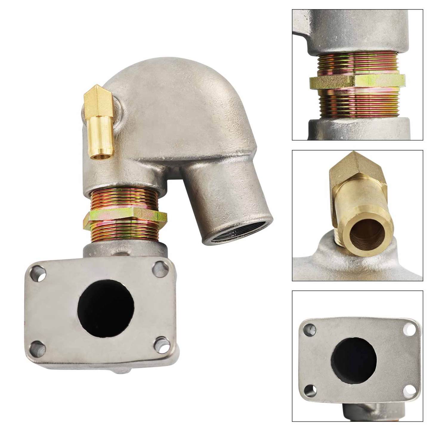 Stainless Steel Exhaust Elbow Kit 104214-13521 for Yanmar 1GM 2GM