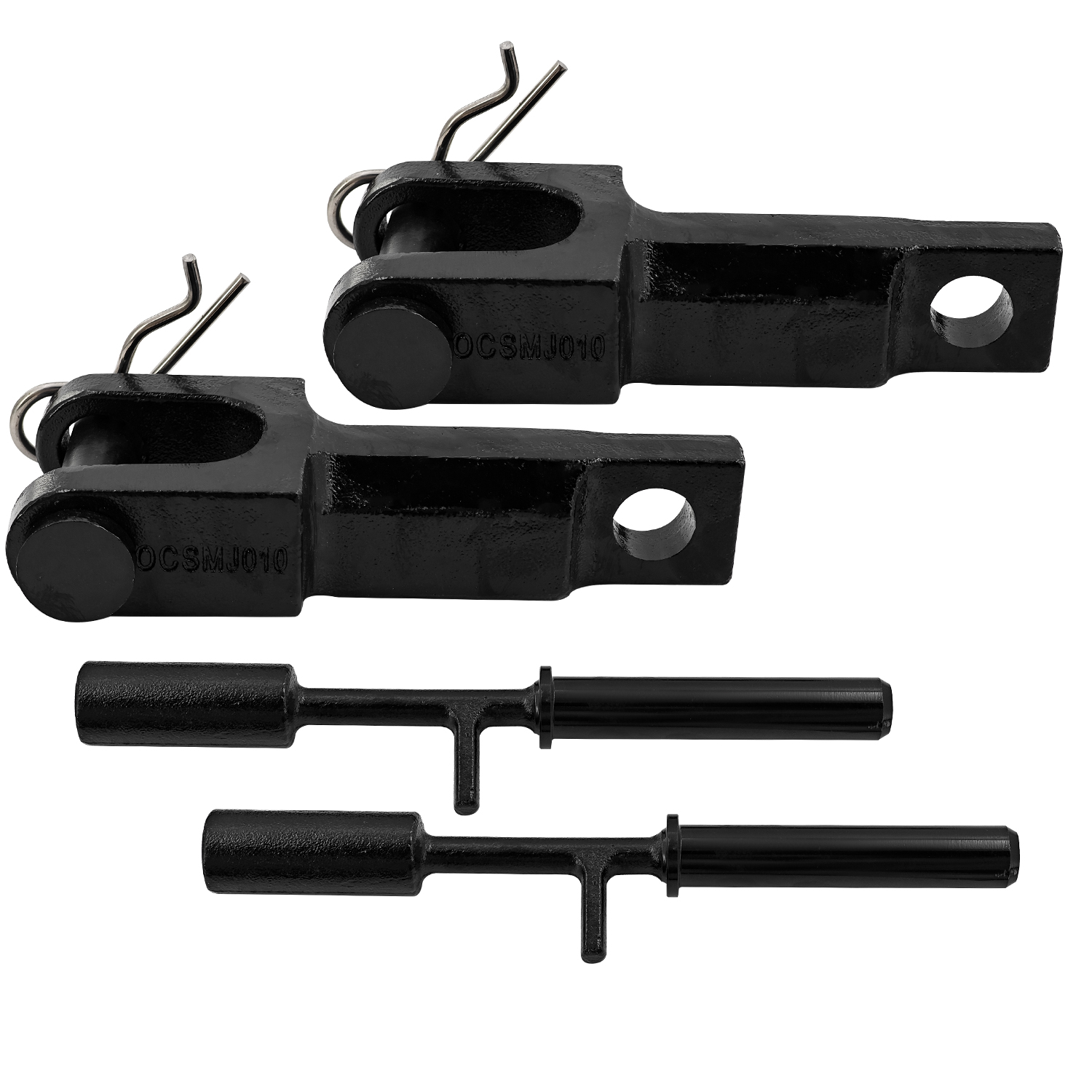 Full Set Rev A Tow Hooks Tow Pin Kit (2 PCS) Fits for Peterbilt for Kenworth A65-6008 A65-6000 14264AA 