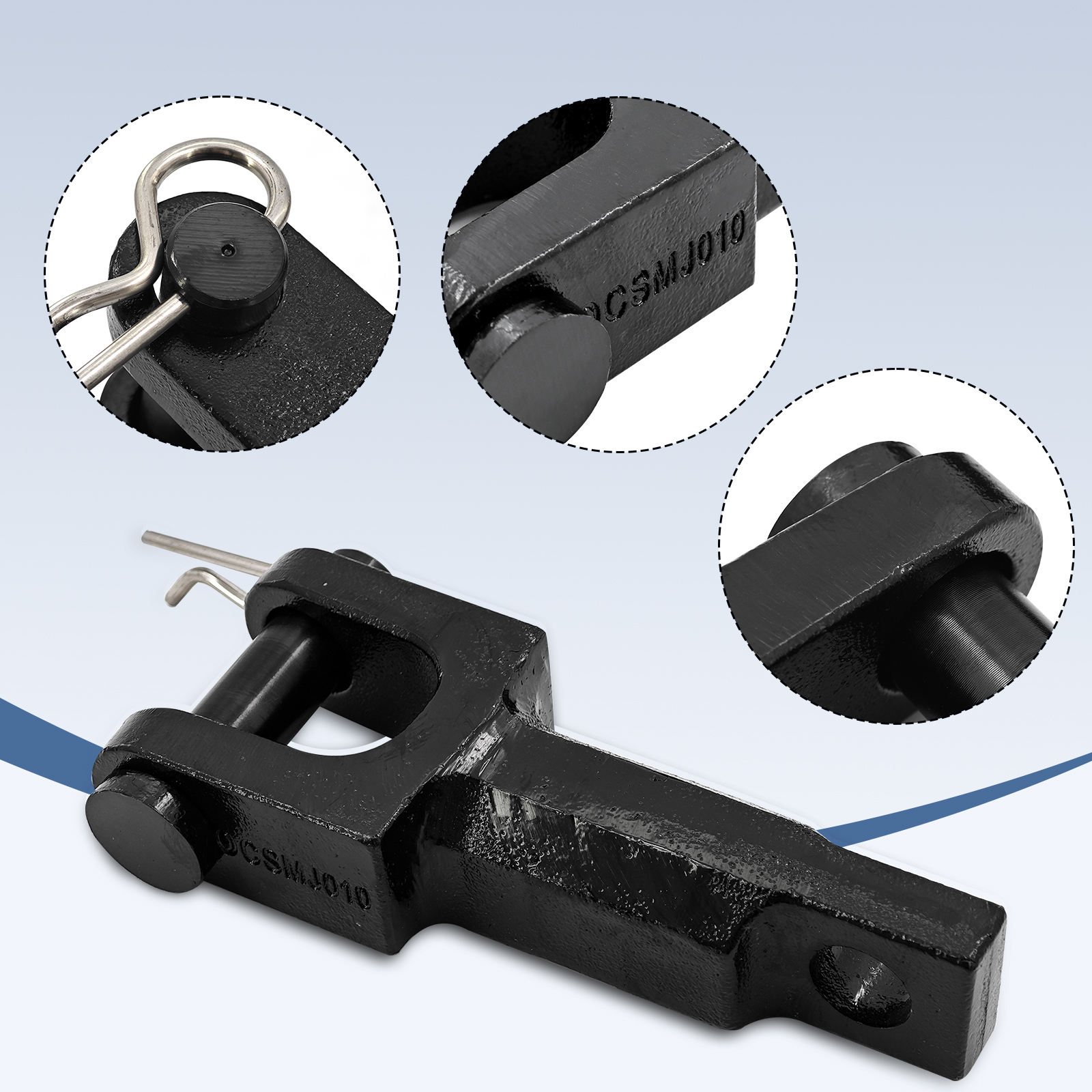 Full Set Rev A Tow Hooks Tow Pin Kit (2 PCS) Fits for Peterbilt for Kenworth A65-6008 A65-6000 14264AA 