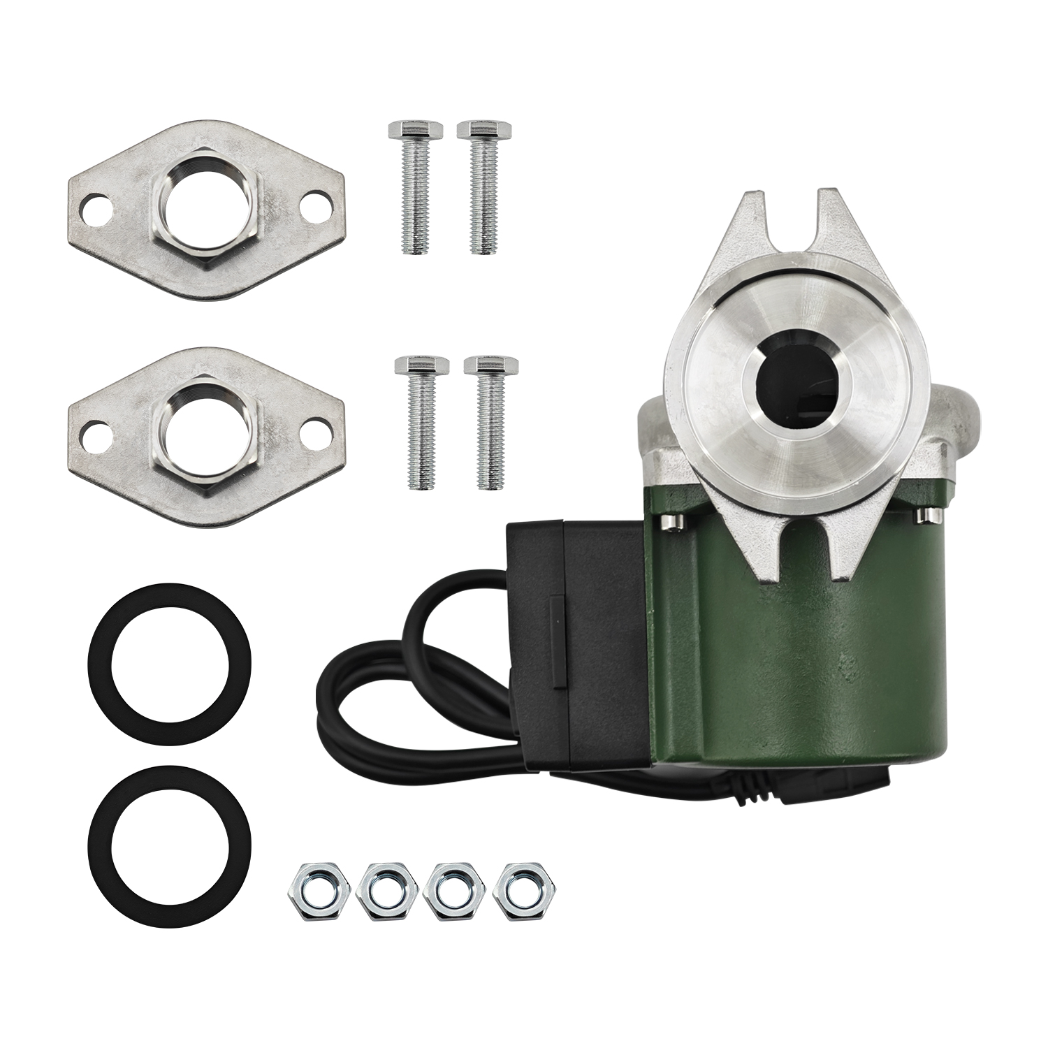 009-SF5 Water Circulating Pump Replacement for Taco 009-SF5 High Velocity Cartridge Circulator Pump with 1" Flanged 1/8 HP 115V 3250RPM 10GPM 150psi Circulator Pump