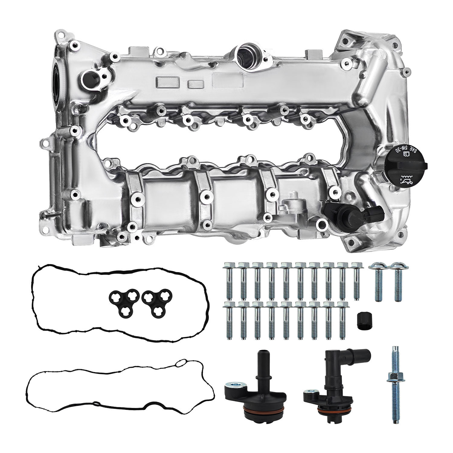 Engine Valve Cover Kit w/Gasket Fits for Chevy Malibu Cruze Trax for Buick Encore 2016-2022 1.4L 1.5L