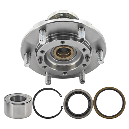 2×Front Wheel Manual Locking Hub Bearing Kit Seal Set Fits for 1995-2004 Toyota Tacoma 4WD; for 2000-2006 Toyota Tundra 4WD