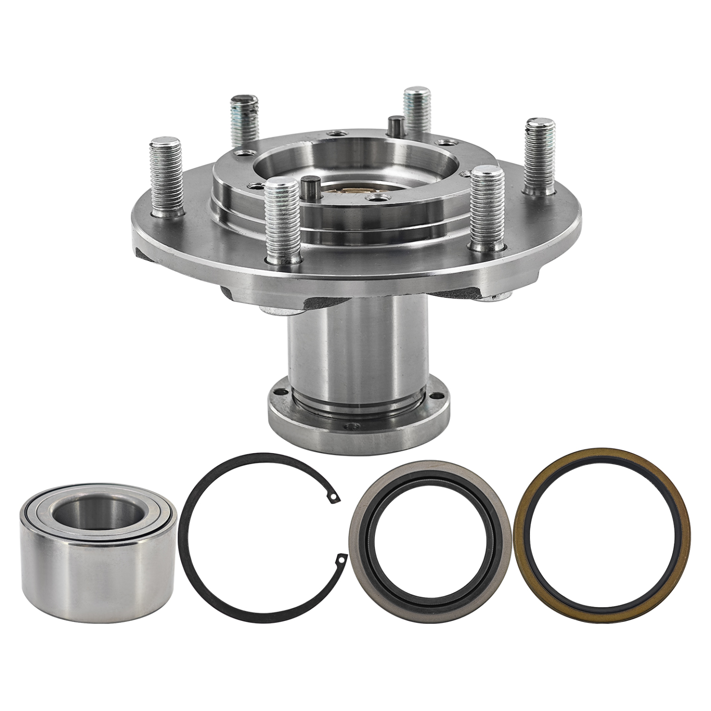 2×Front Wheel Manual Locking Hub Bearing Kit Seal Set Fits for 1995-2004 Toyota Tacoma 4WD; for 2000-2006 Toyota Tundra 4WD