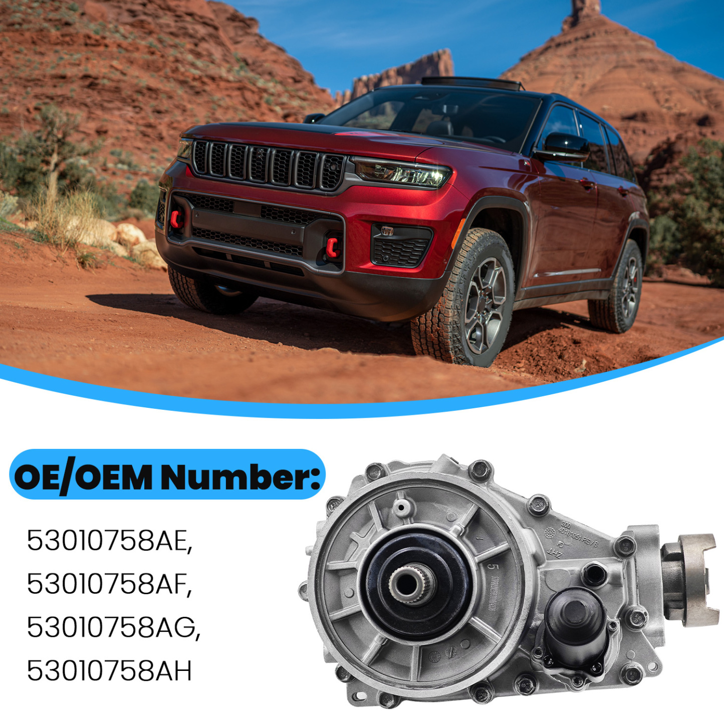 53010758AE Rear Axle Differential Carrier Assembly 3.73 Ratio For 2019-2022 Jeep Cherokee