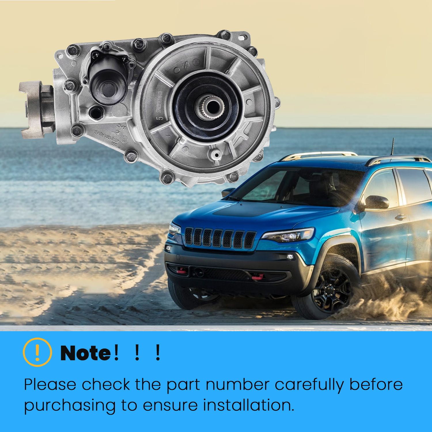 53010758AE Rear Axle Differential Carrier Assembly 3.73 Ratio For 2019-2022 Jeep Cherokee
