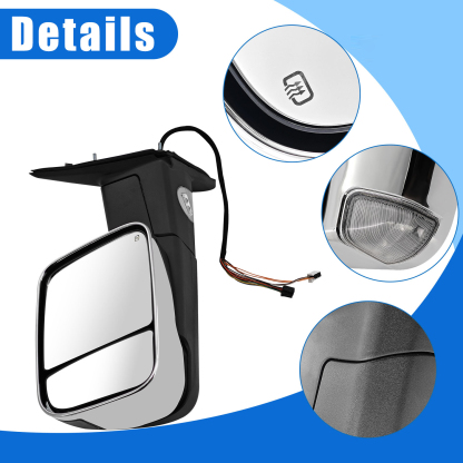 Right Passenger Side Towing Mirror fits for 2013-2018 Ram 1500 2500 3500