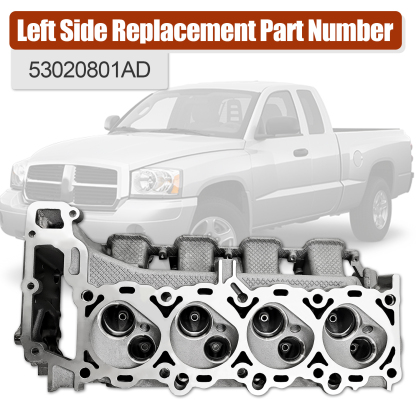 Left Driver Side Cylinder Head Assembly Fit for 2000-2007 4.7L Dodge/Chrysler/Jeep #53020801AD