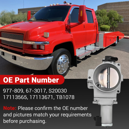 977-809 Throttle Body for GMC Chevy 1998-2003 Avalanche Express Silverado Suburban Savana Sierra Yukon 7.4L 8.1L