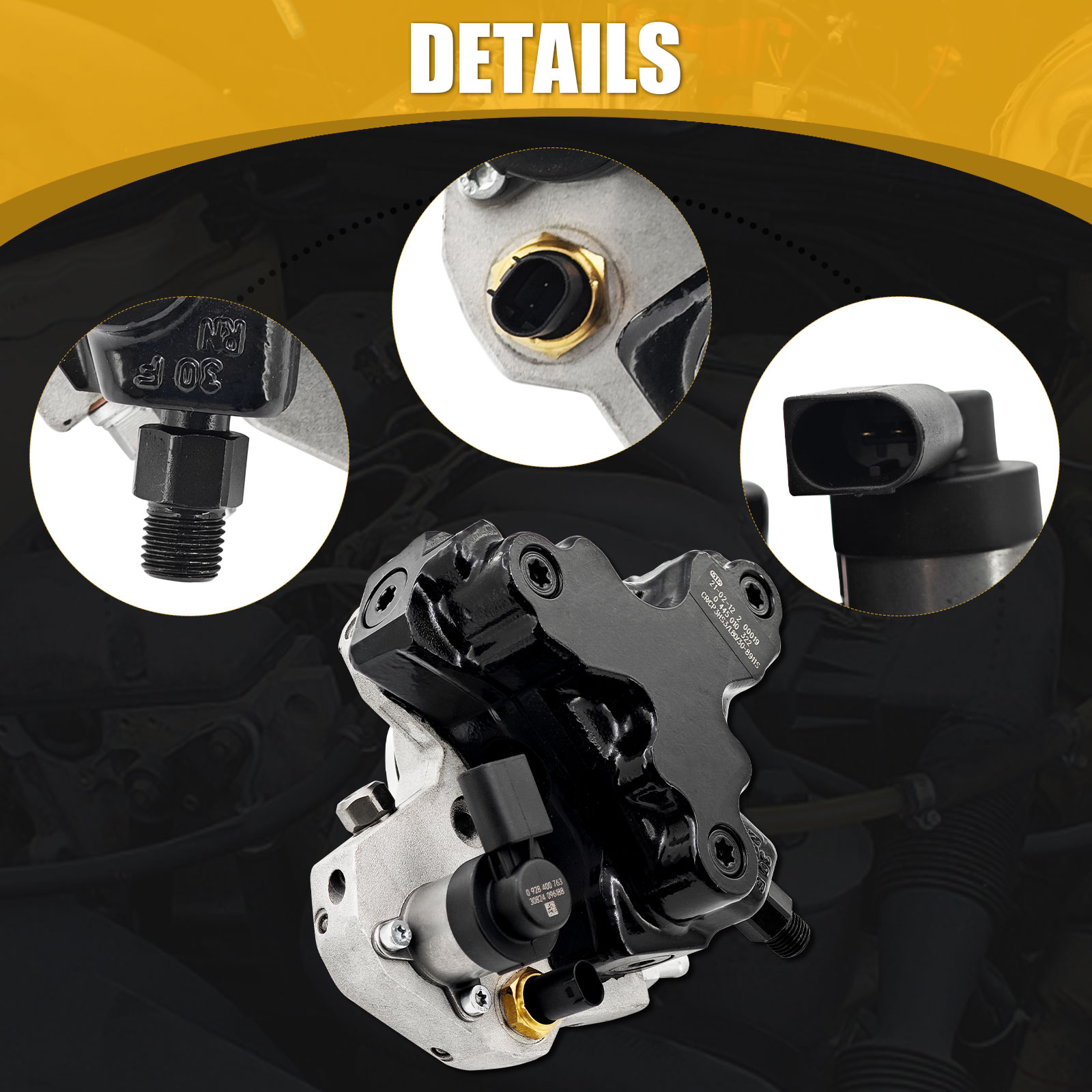 Diesel Fuel Injector Pump for Mercedes S350 ML350 GL350 Sprinter 2500 Sprinter 3500 #0445010322