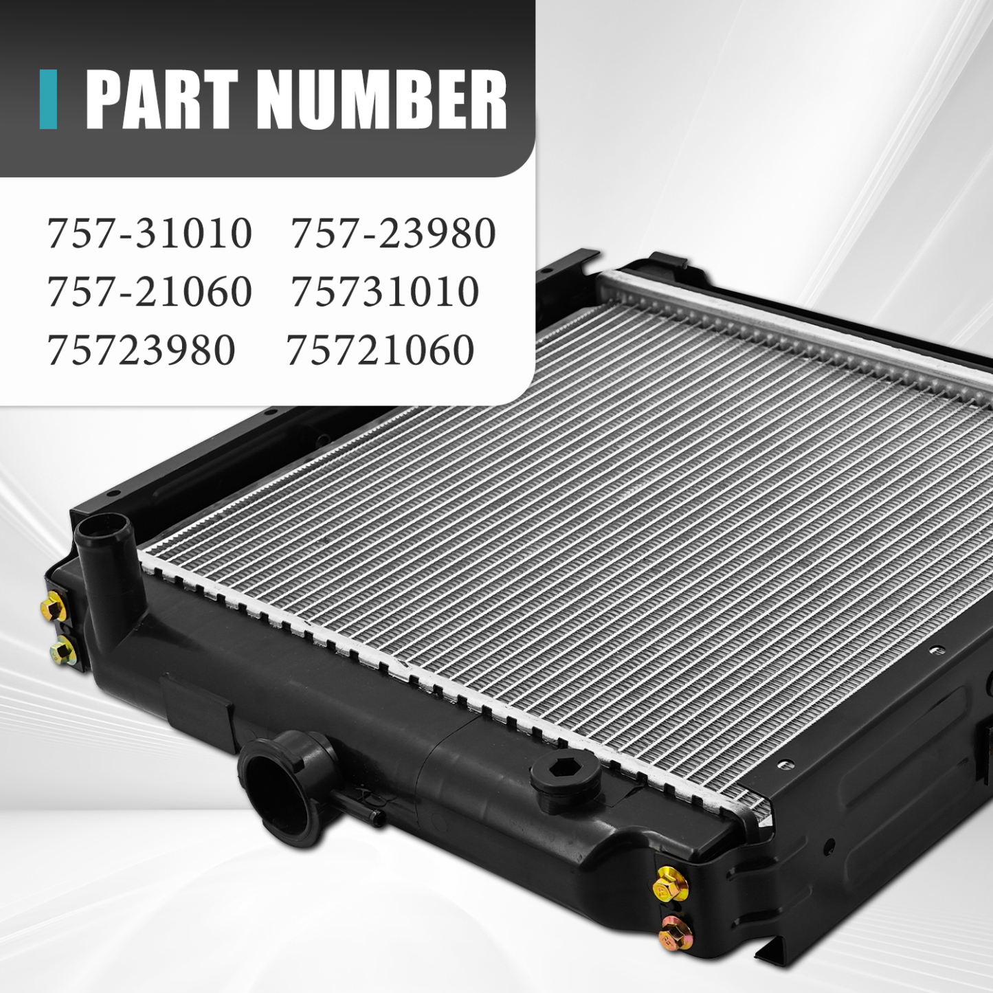 Water Cooling Radiator for LPW LPW2 LPW3 LPW4 LPWS LPWS4 LPWT LPA DN2M DN3M Engines