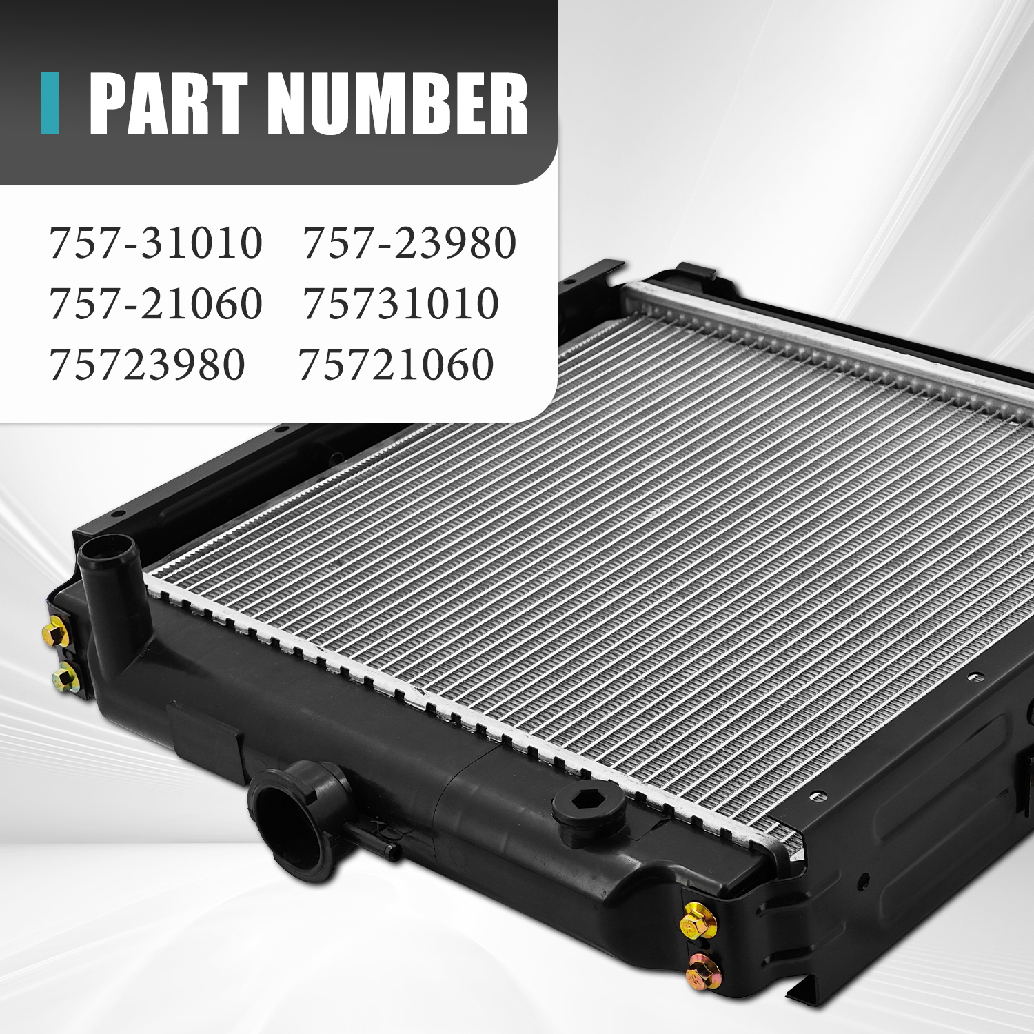 Water Cooling Radiator for LPW LPW2 LPW3 LPW4 LPWS LPWS4 LPWT LPA DN2M DN3M Engines