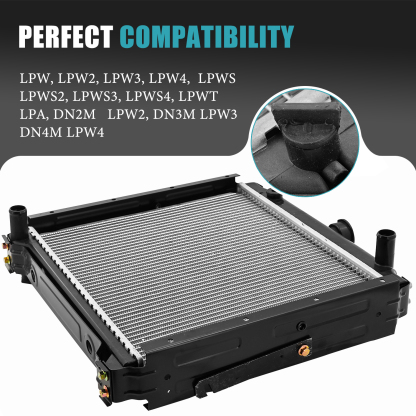 Water Cooling Radiator for LPW LPW2 LPW3 LPW4 LPWS LPWS4 LPWT LPA DN2M DN3M Engines