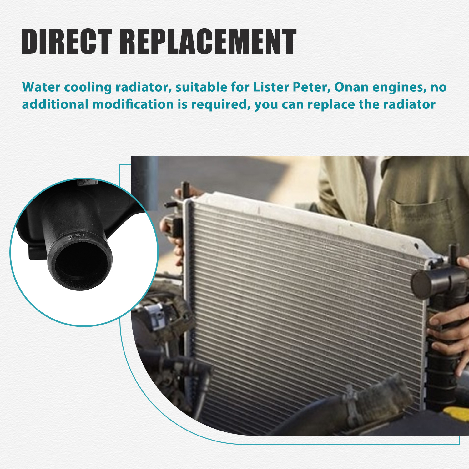 Water Cooling Radiator for LPW LPW2 LPW3 LPW4 LPWS LPWS4 LPWT LPA DN2M DN3M Engines