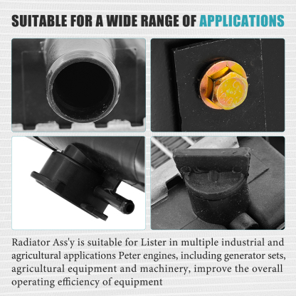 Water Cooling Radiator for LPW LPW2 LPW3 LPW4 LPWS LPWS4 LPWT LPA DN2M DN3M Engines