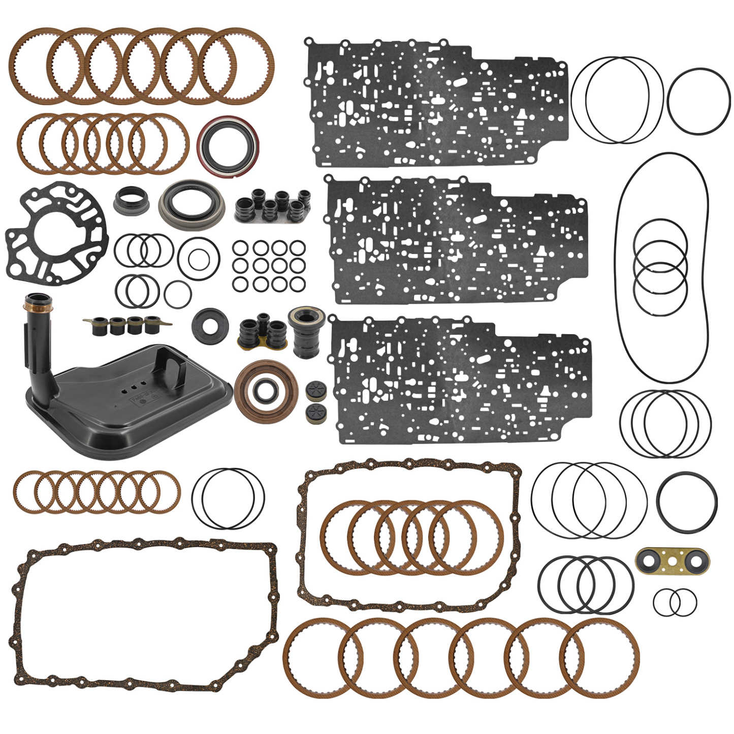 Transmission Rebuild Kit with Gaskets Filter Friction for Escalade Chevy Tahoe/Suburban/Avalanche, GMC Yukon Sierra, Hummer H2/H3 2006+