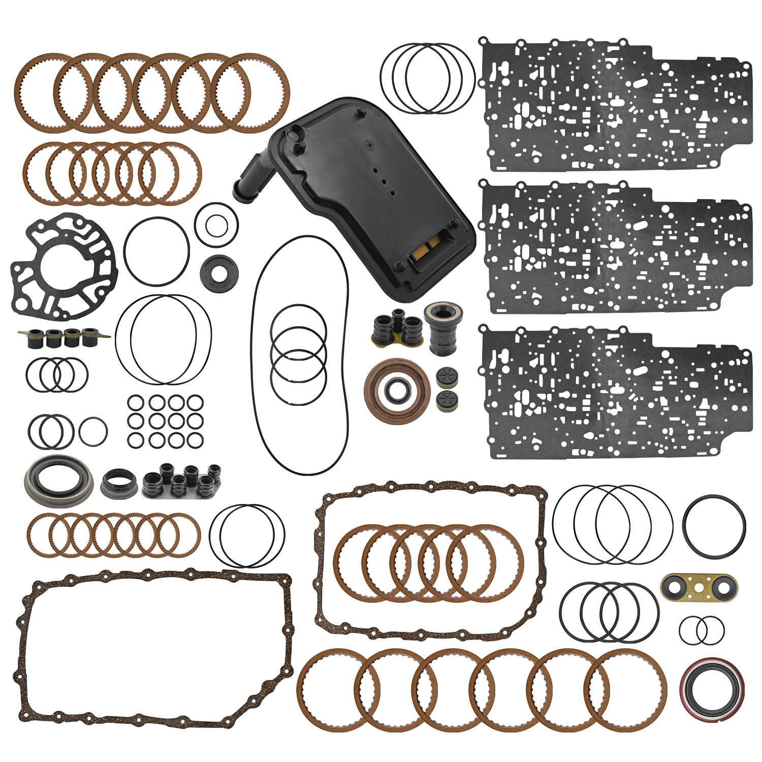 Transmission Rebuild Kit with Gaskets Filter Friction for Escalade Chevy Tahoe/Suburban/Avalanche, GMC Yukon Sierra, Hummer H2/H3 2006+