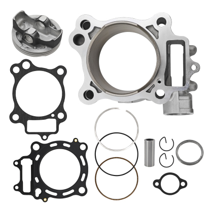 78mm Cylinder Piston Top End Rebuild Kit Fits for Honda CRF250R 2004-2009 CRF250X 2004-2017 4-Stroke 12100-KRN-670