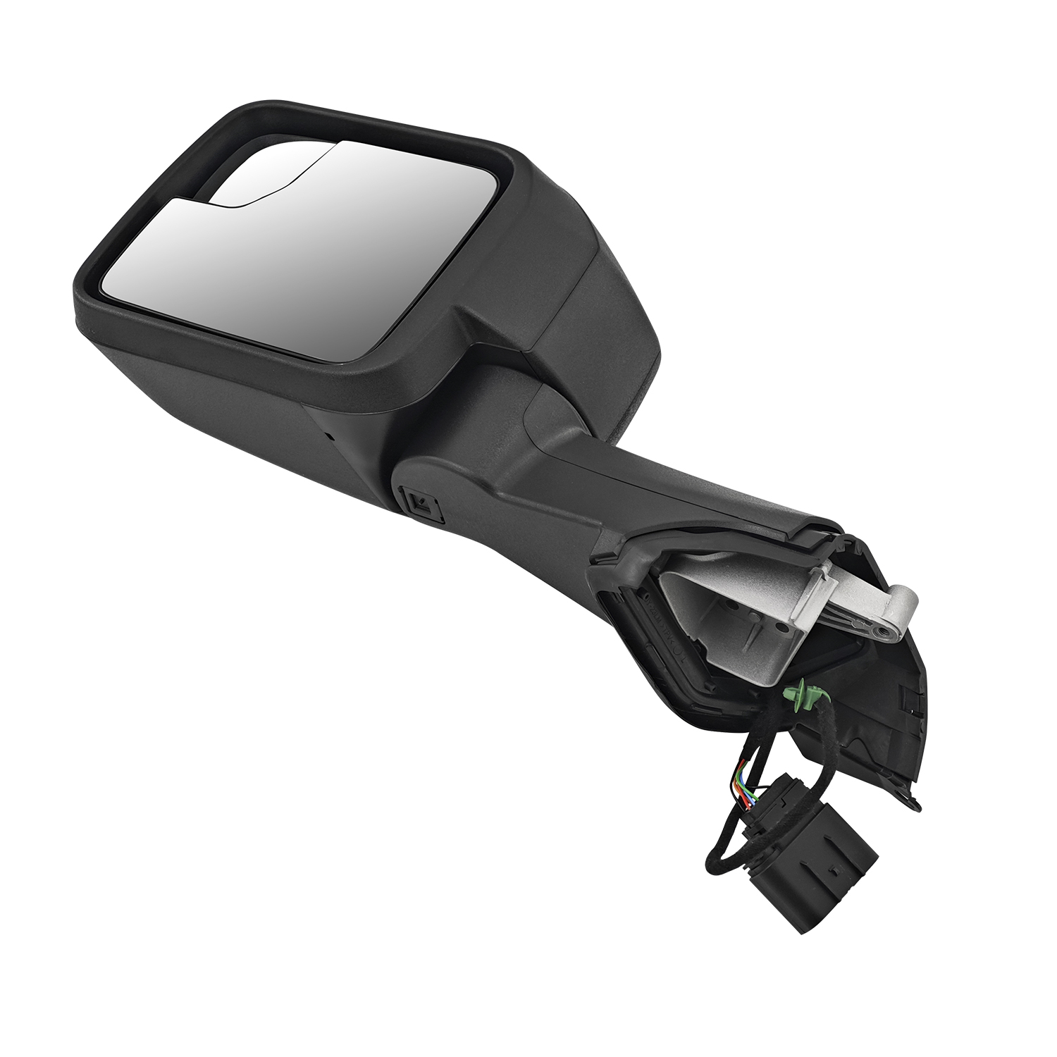 7-Pins Left Driver Side Mirror  for Ford Bronco 2021-2024 -Power Heated Manual Folding Blind Spot Glass w/Temp sensor 