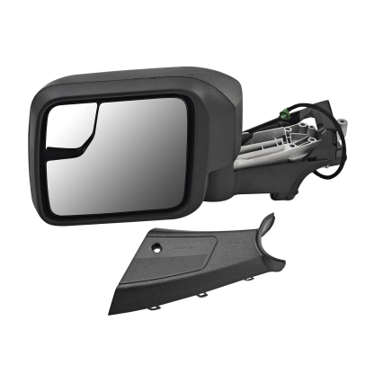 7-Pins Left Driver Side Mirror  for Ford Bronco 2021-2024 -Power Heated Manual Folding Blind Spot Glass w/Temp sensor 