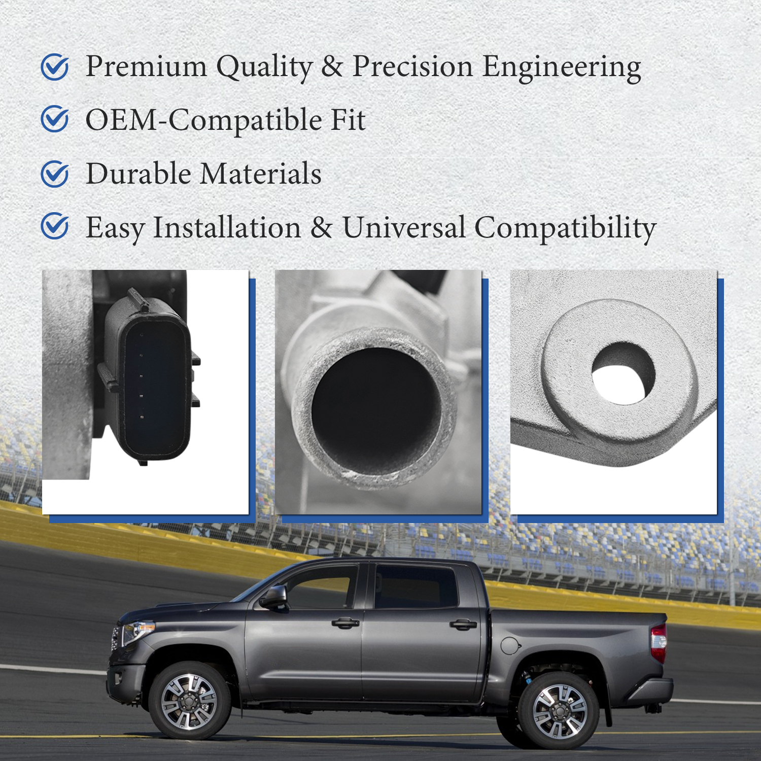 Left Emission Control Valve Fits 2014-2019 Toyota Tundra 4.6L For 2014-2021 Lexus GX460 4.6L V8 #25702-38062 