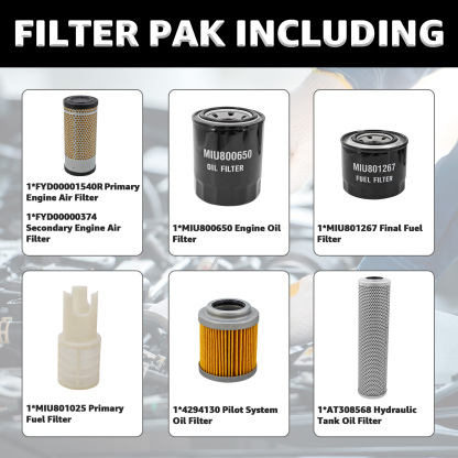  Filter Pak (30G/35G) Filter Pak for John Deere #AT534507,MIU800650, MIU801025, AT308568