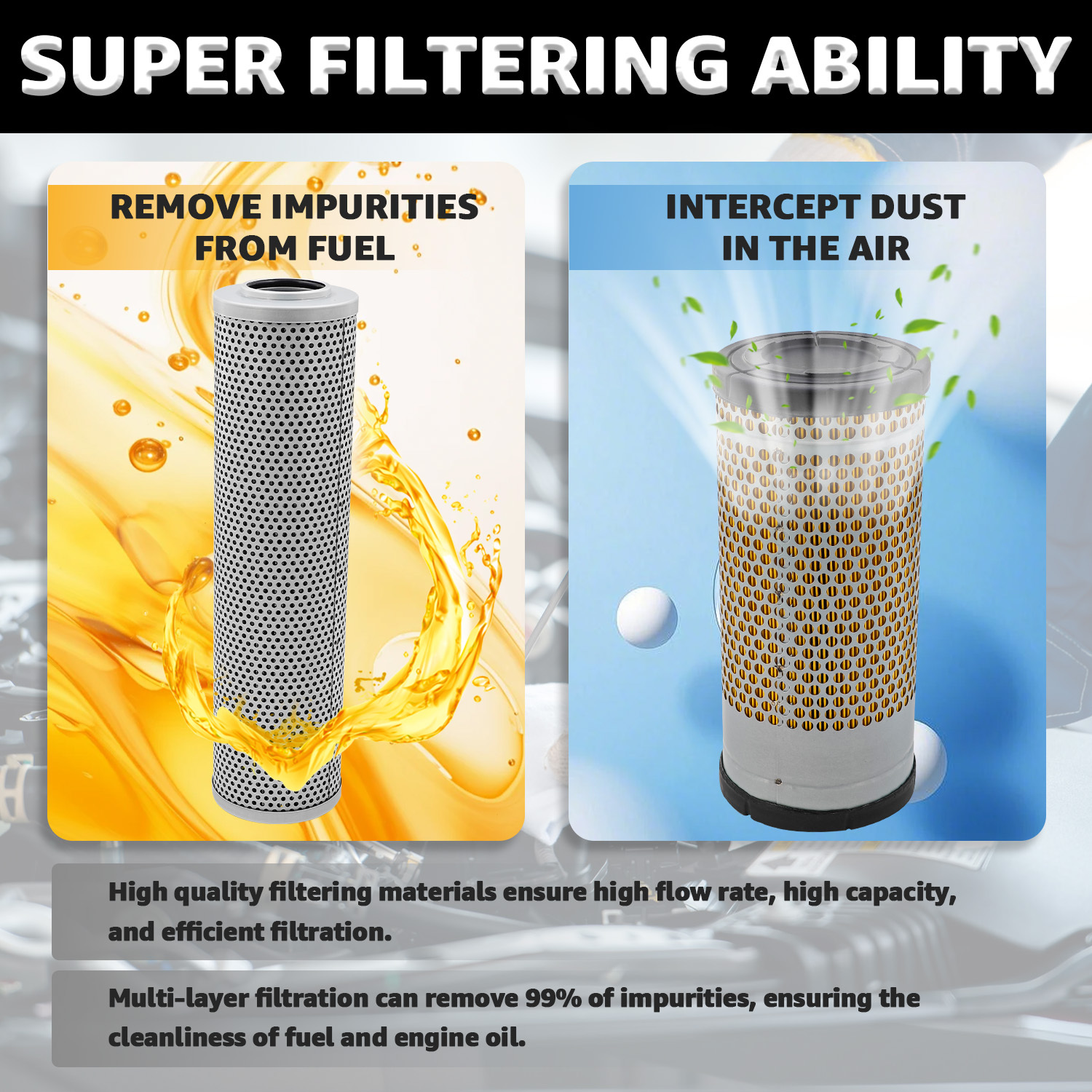  Filter Pak (30G/35G) Filter Pak for John Deere #AT534507,MIU800650, MIU801025, AT308568