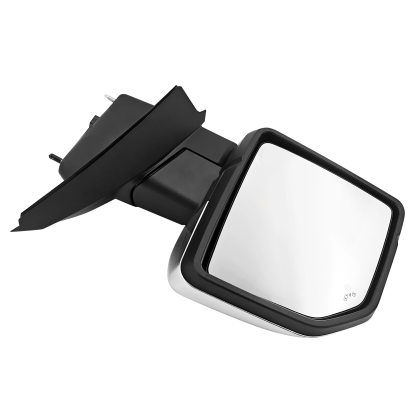 Left Side Power Mirror 16+4 Pin Chrome w/Memory for 2015-2018 Ford F-150 Heated/Folding/Turn Signal/Ground Light/Width Light/Blind Spot/Camera