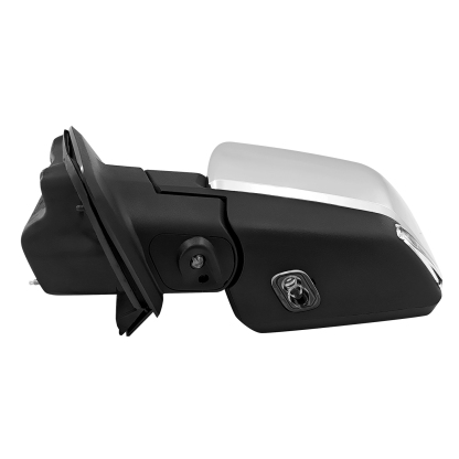 Left Side Power Mirror 16+4 Pin Chrome w/Memory for 2015-2018 Ford F-150 Heated/Folding/Turn Signal/Ground Light/Width Light/Blind Spot/Camera